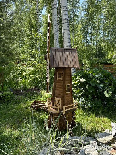 Ветряная мельница (садовая фигура)