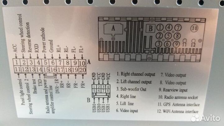 Штатная магнитола (шгу) Hyundai Tucson 2015