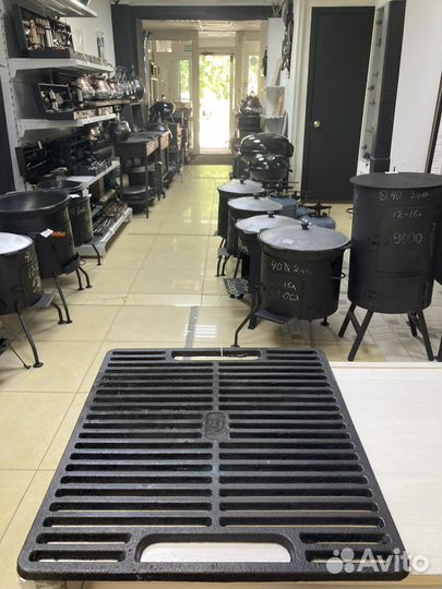 Решетка гриль чугунная 400х460