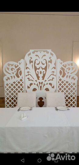 Свадебная ширма