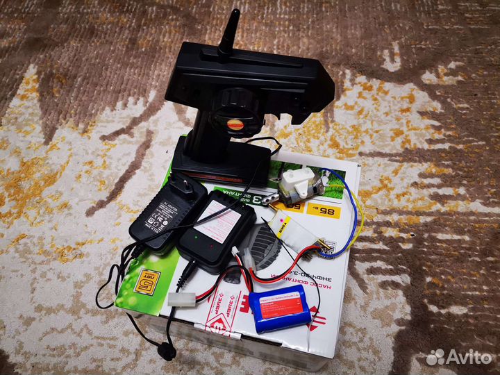 Полный комплект радиоуправления катера, лодки