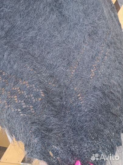 Паутинка пуховая ручной работы