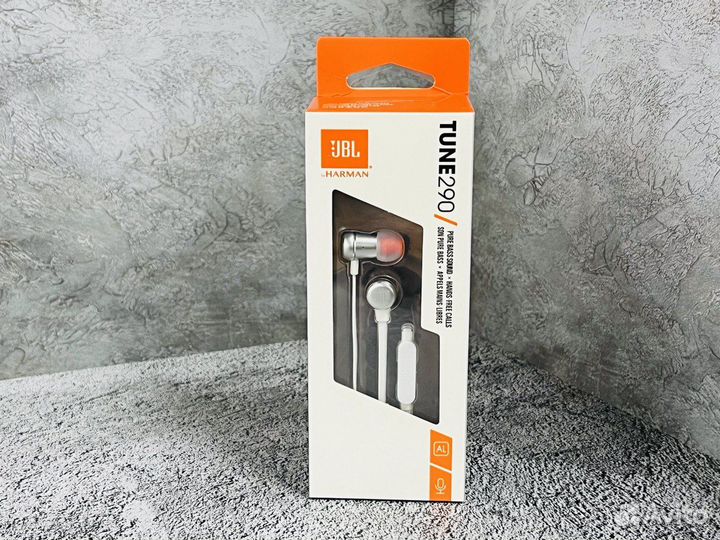 Гарнитура JBL T290 Silver