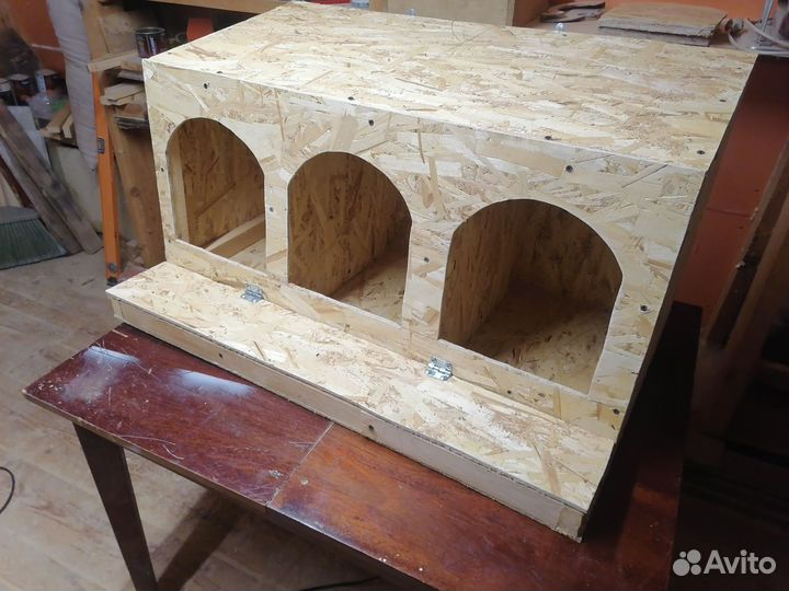 Гнезда для кур с яйцесборником