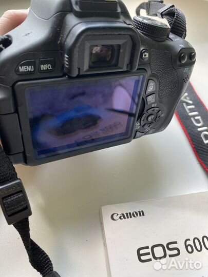 Зеркальный фотоаппарат canon 600d