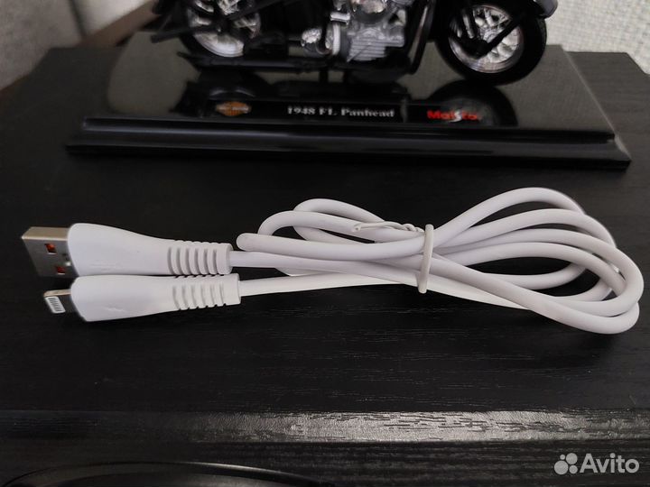 Кабель Lightning - USB 2.4 А, 1 м, белый