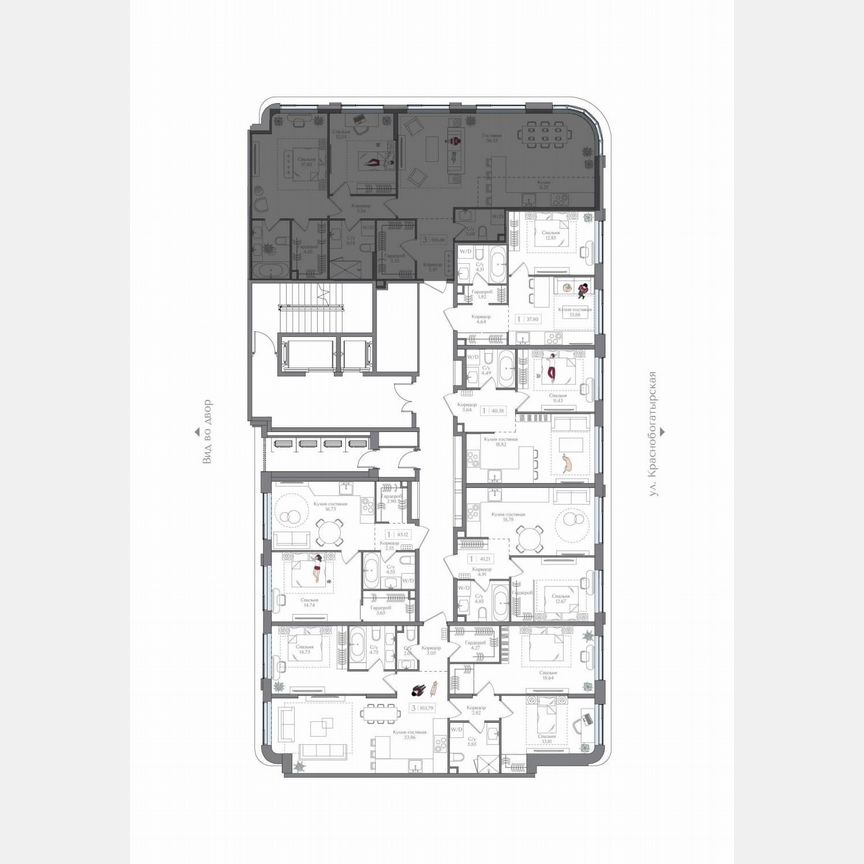 3-к. квартира, 108,9 м², 8/16 эт.