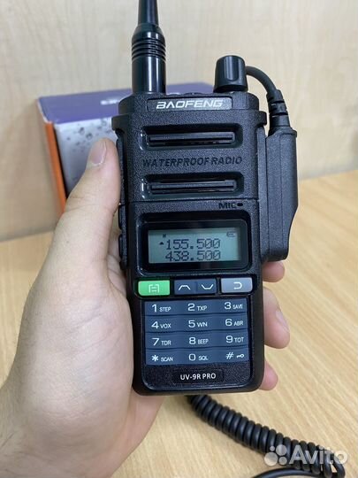 Рация Baofeng UV-9R PRO с тангентой Baofeng