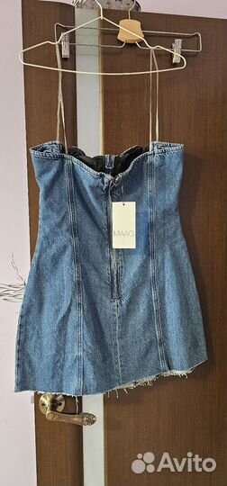 Джинсовое платье zara