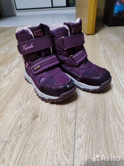 Зимним ботинки для девочки капика 29 размер
