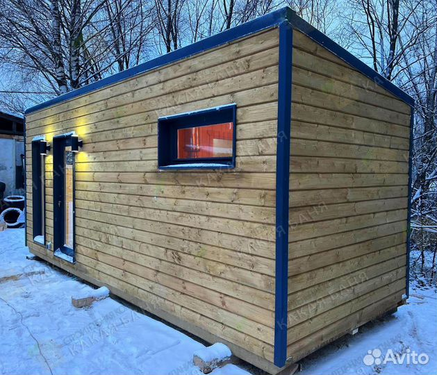 Готовая баня в наличии Скандинавия с доставкой