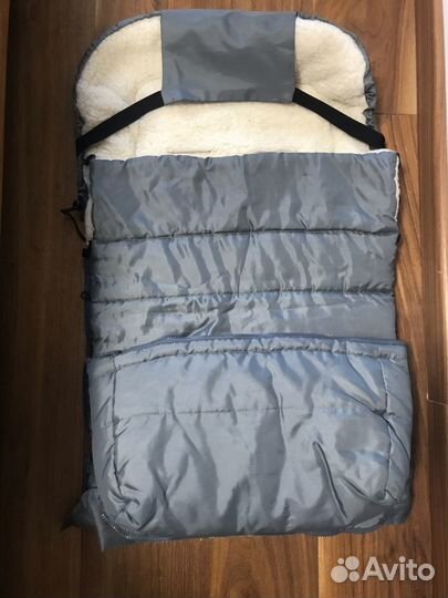 Конверт из овчины (коляска/сани)