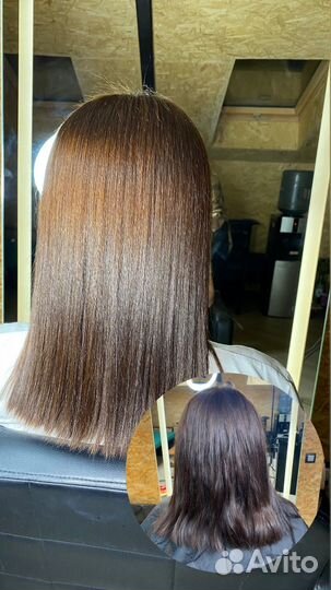 Кератиновое выпрямление и ботокс волос