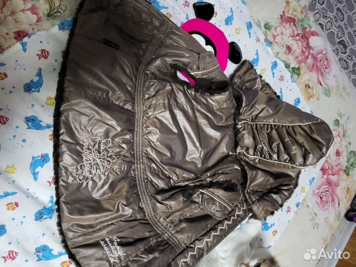 Меховая жилетка на 3-4 года