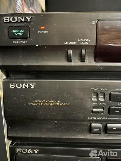 Музыкальный центр sony