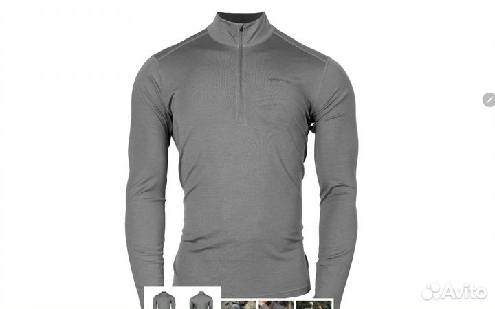 Термобельё kryptek Traverse Merino half-ZIP NEW