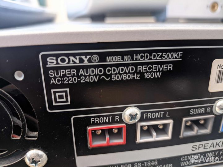 Домашний кинотеатр sony dz 500kf