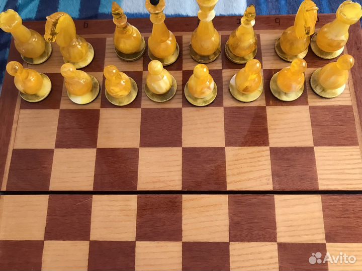 Шахматы янтарные СССР