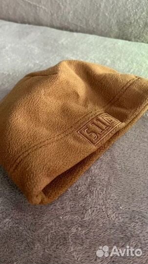 Тактическая флисовая шапка 5.11 (песочный)