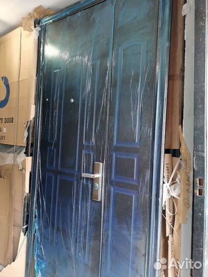 Дверь входная двухстворчатая 120 на 240