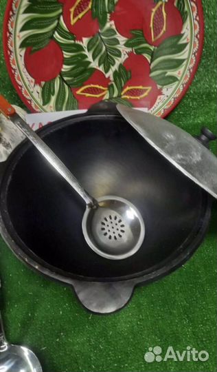 Чyгунный кaзан 8л