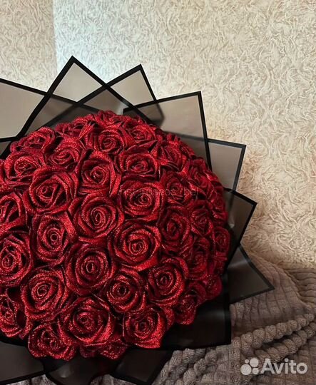 Букет из атласных лент