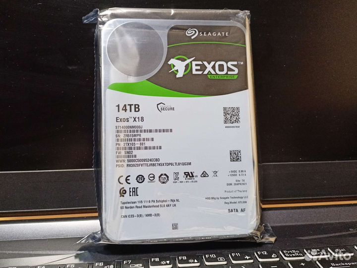 Жесткие диски Seagate Exos 12-18tb
