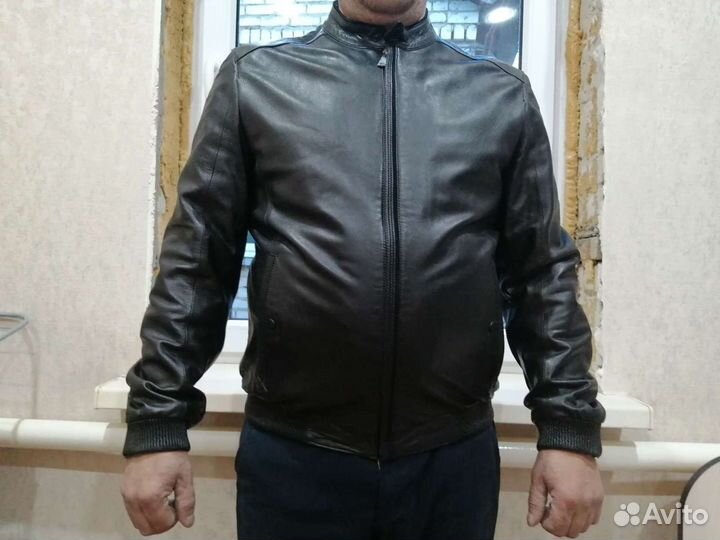 Кожаная куртка мужская
