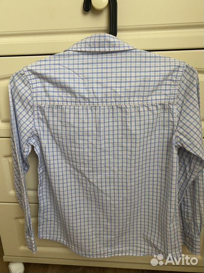 Рубашка Mango на рост 128 см -новая, 100 хлопок