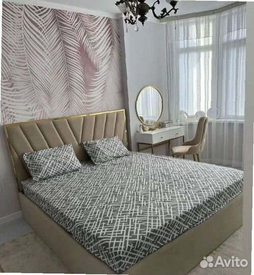 Кровать с подъемным механизмом двуспальная