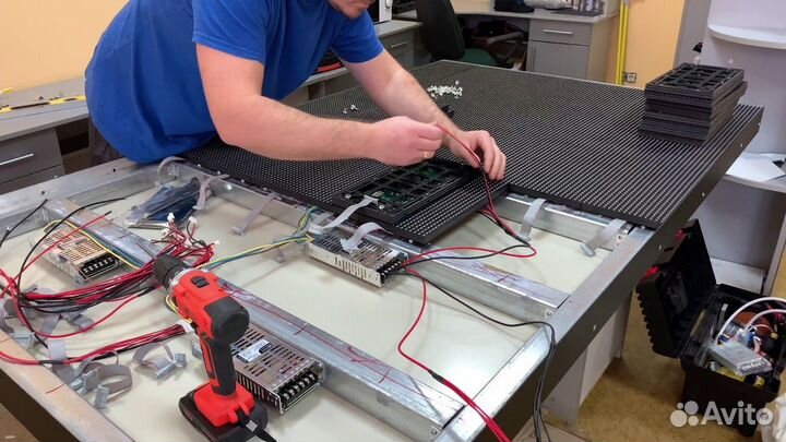 Ремонт бегущие строки, светодиодные экраны, буквы