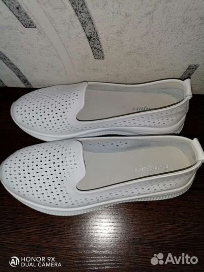 Балетки натуральная кожа 38