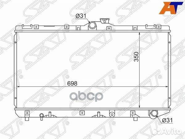 Радиатор Toyota Corolla (E100,E110) 91-02