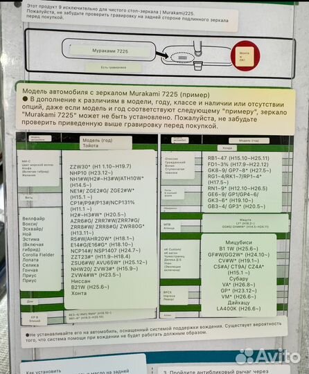 Накладка на зеркало под Карбон
