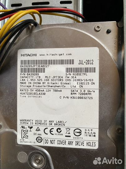 Игровой системный блок на запчасти