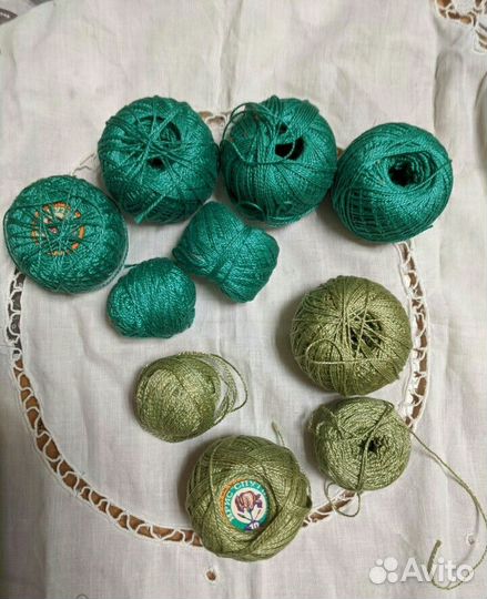 Нитки советские для шитья и вязания