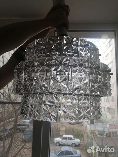 Шикарная хрустальная люстра СССР