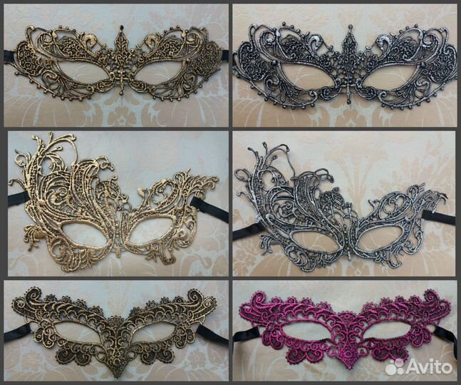 Маска кружевная