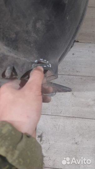 Подкрылок передний левый Renault Logan С 2009 По