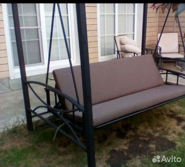 Матрасы и тенты для садовых качели