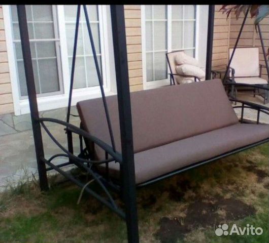 Матрасы и тенты для садовых качели