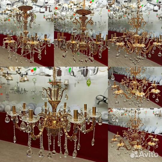Люстры хрустальные