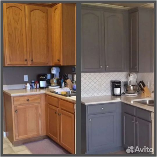 Покраска, реставрация кухонь и мебели