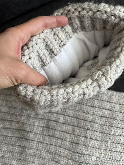 Комплект шапка и снуд женский