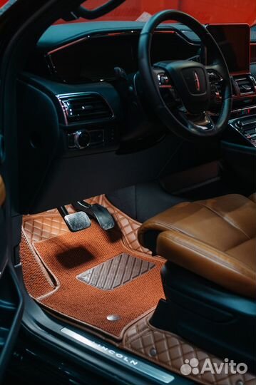 3Д коврики из экокожи на любой автомобиль