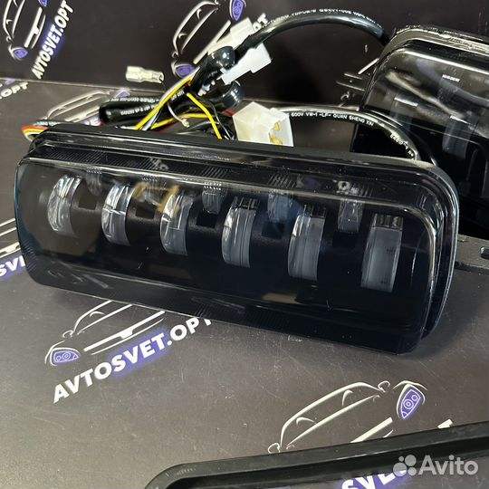 Надфарники на ниву led 11 линз