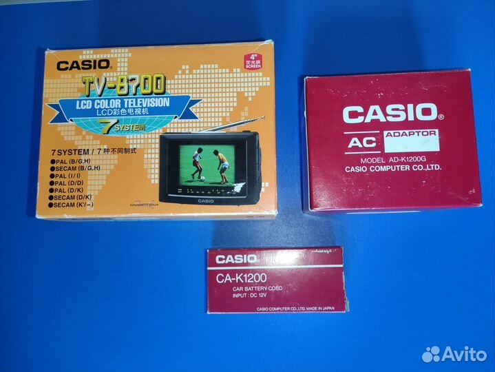 Телевизор портативный Casio TV-8700S