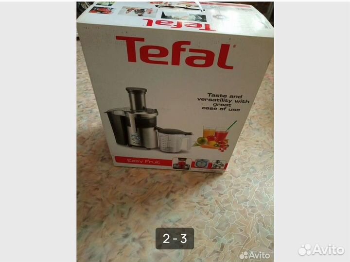 Соковыжималка tefal(новая, запечатана)