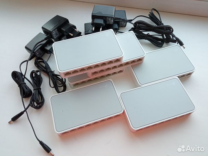 Коммутаторы TP-Link, D-Link, 4, 8 портов