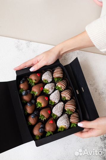 Клубника в шоколаде набор